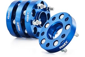 Orion Motor Tech Hub Centric 5x114.3 Wheel Spacers, 1" Blue Wheel Spacers with M12x1.5 Studs Compatible with Honda Accord Hon
