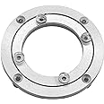 Aluminium Alloy Turntable Bearing, Heavy Duty Swivel Turntable Lazy Susan Rotating Bearing Turntable Round Dining Table Smooth Swivel Plate Hardware, 4"