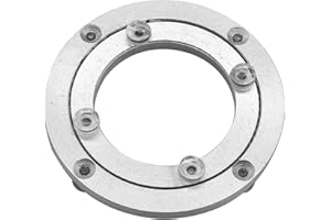 Aluminium Alloy Turntable Bearing, Heavy Duty Swivel Turntable Lazy Susan Rotating Bearing Turntable Round Dining Table Smoot