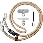 APEGG Phone Lanyard Universal Phone Strap crossbody Adjustable Anti-Drop Neck Strap with 2 Phone Tether Patches & Wrist Strap
