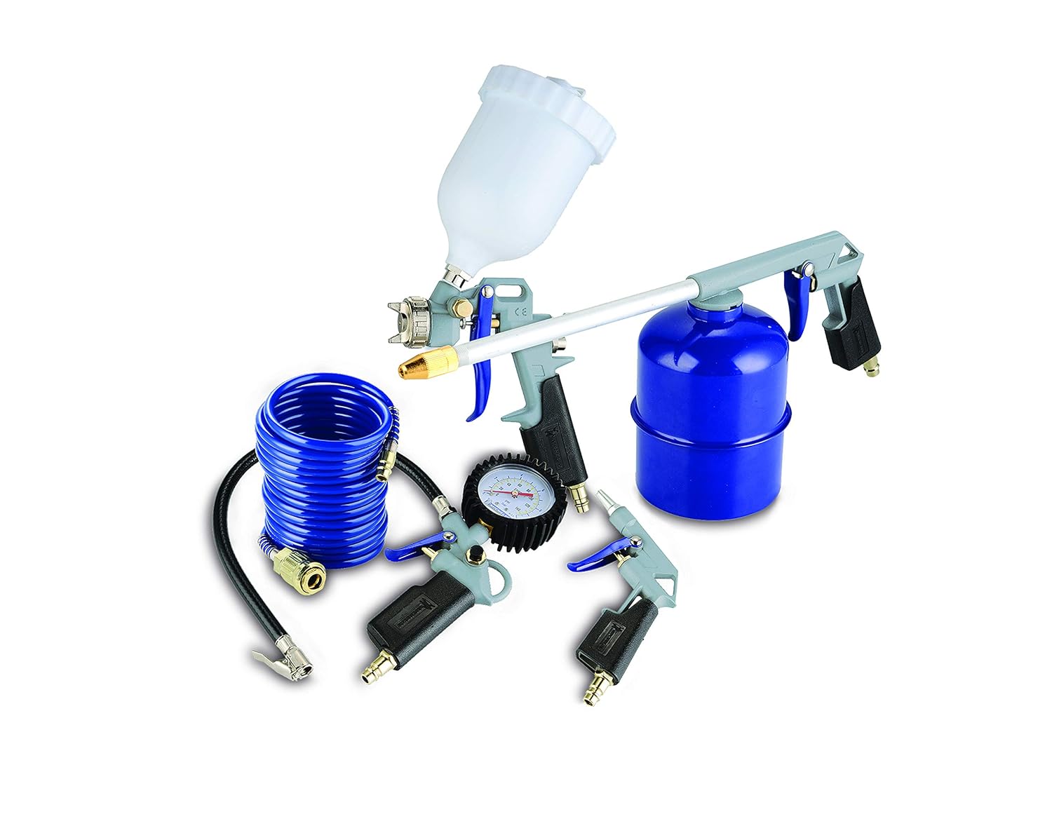 Kit Aria Compressa Michelin 3 Pezzi - Pistola Gonfiaggio, Soffiaggio E Tubo 5m, Max 8 Bar - Foto 11