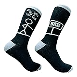 TrendWell Men's Bad Sign Socks Funny Sarcastic