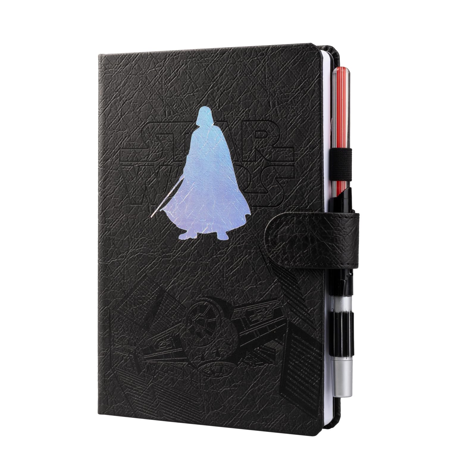 Grupo Erik A5 Notebook & Pen Set - Star Wars Darth Vader Lightsaber Pen | Bullet Journal Dotted Note Book, Dotted Notebook A5 Sketchbook | Star Wars Gifts Under 15 Pounds