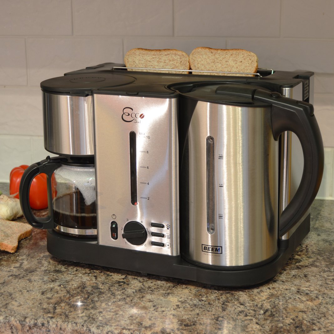 Breakfast Center ECO 3 in 1 / Kettle / Coffee Machine / Toaster Maker