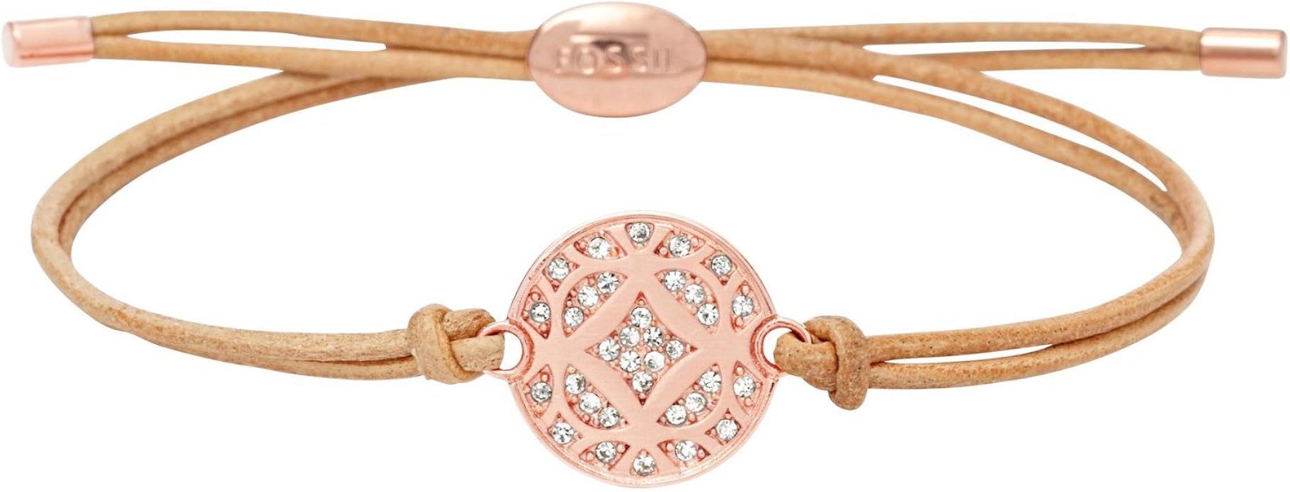 FOSSIL Armband VINTAGE ICONIC JF01436791 Leder roségold Amazon.de Schmuck