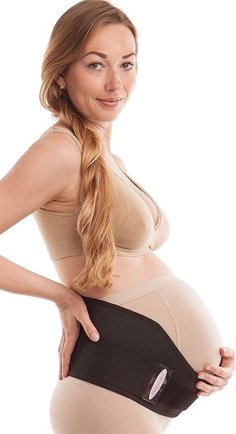 Gabrialla Elastic Maternity Support Belt Prevent Lower Back Pain And Stretch Marks Soft Breathable Lightweight Pregnancy Belly Band Best Belly Band For Running And Exercising Moms Ms 96 Bl L Amazon Co Uk Health
