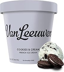 Van Leeuwen Premium Cookies & Cream French Ice Cream, 14 oz (Frozen)