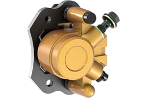 MTATCN ATV Rear Brake Caliper Replacement 80T - Compatible With 90cc 110cc 125cc 150cc 200cc 6.5HP kt196 gx150 Kandi Baja TaoTao Chinese Go Kart Coolster Mid XRS XRX 6.000.028 Trailmaster Dune Buggy