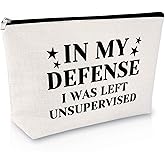 Funny Sarcastic Gifts for Women Makeup Bag Novelty Saying Cosmetic Bag for Bestie Sister Birthday Christmas New Year Presents for Coworkers Employer Friendship Keepsake for Friends Sister Travel Pouch