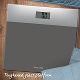 Salter Digital Bathroom Scale Easy Read LCD 180 kg Silver Grey view 4
