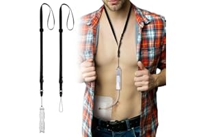 Healvaluefit Peritoneal Dialysis Catheter Holder for Baxter with Adjustable PD Catheter Lanyards, Peritoneal Dialysis Accessories for Shower Protection & Easily Take Off (Clear)