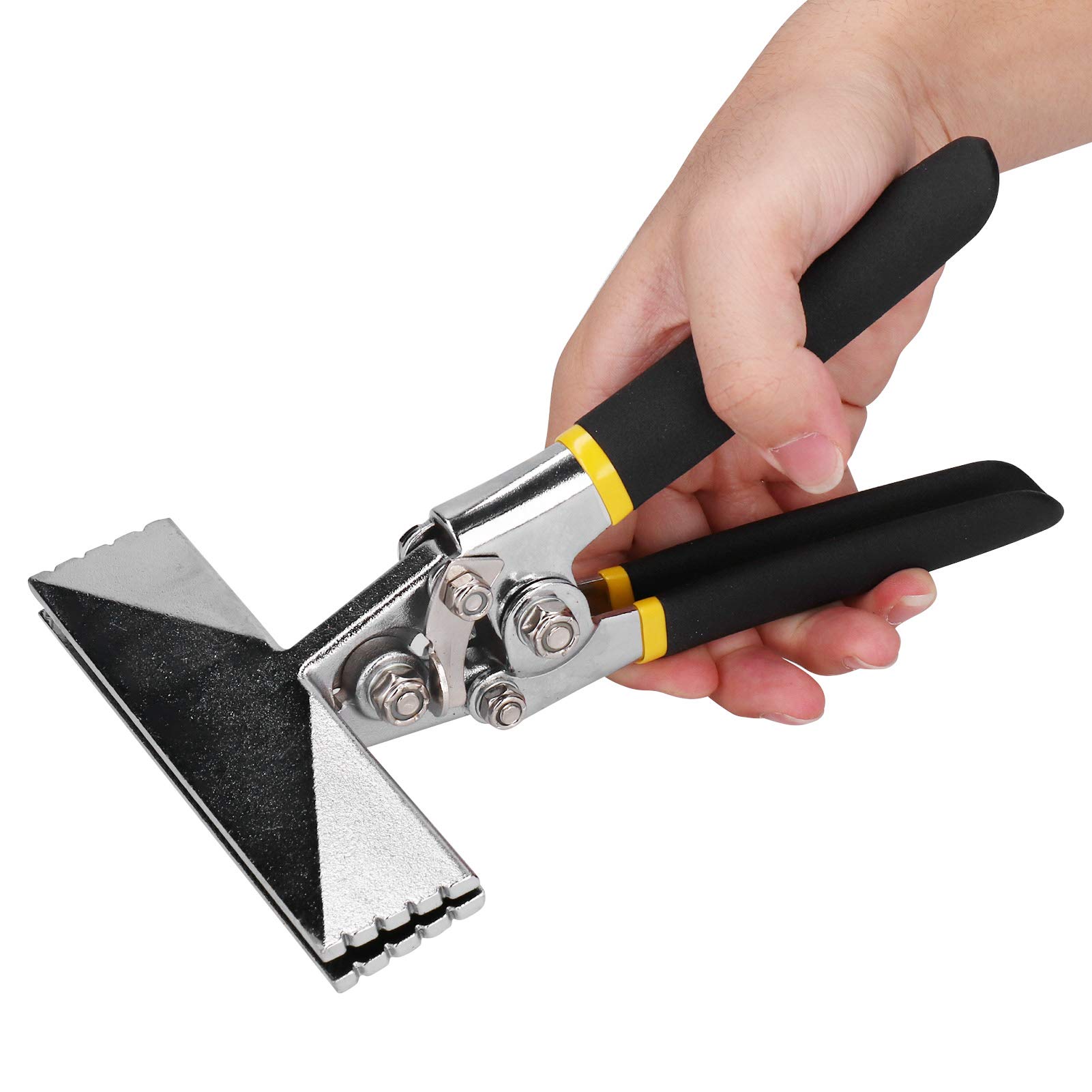 Sheet Metal Bender,Sheet Bending Pliers Multifunctional Seaming Pliers Folding Flat Mouth 150mm Hand Seamer Bending for Clamping