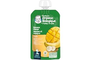 Nestle Gerber Nestle Gerber Organic Puree, Banana Mango, 128ml Pouch