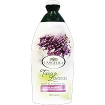 Amazon.com : L'Angelica Bath & Shower Gel Talc and Lavender 500ml ...