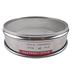 LABALPHA 20 Mesh Lab Sieves, #20 Mesh Test