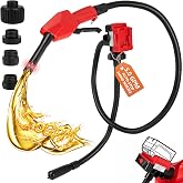Vierkate Cordless 5.0GPM Gas Pump with Auto‑Stop&amp; Hand Nozzle, Compatible with DeWalt 20V &amp; Milwaukee 18V, 51" Hose, Vertical‑Use for Gasoline, Diesel, Oil, (Bare‑Tool)