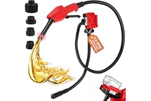 Vierkate 5GPM Cordless Fuel Transfer Pump,Auto-Stop and Mannual Nozzle, Compatible with DeWalt 20V & Milwaukee 18V Batteries,
