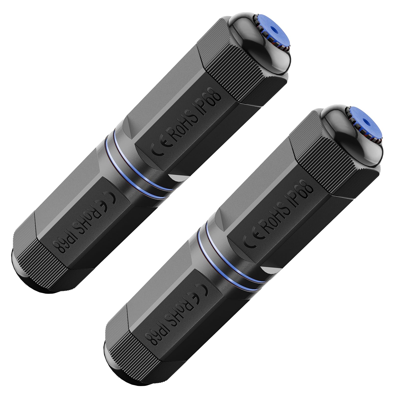 LEENUE Waterproof RJ45 Coupler Ethernet Connectors IP67 Outdoor Female to Female Cat6, Cat5e, Cat5 Cables 2 Pack