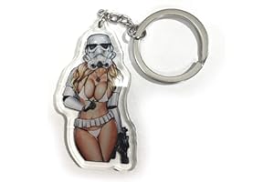JEREMY WORST "Acrylic Keychain" Sexy Cosplay Pinup Girl Fan Art Accessories Merch Comics (Storm Trooepr)