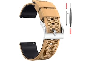 HEMSUT H Hemsut Silicone Watch Bands, 18mm 20mm 22mm Quick Release Rubber Watch Strap for Men Women Soft Replacement, 10 Colors for Choose