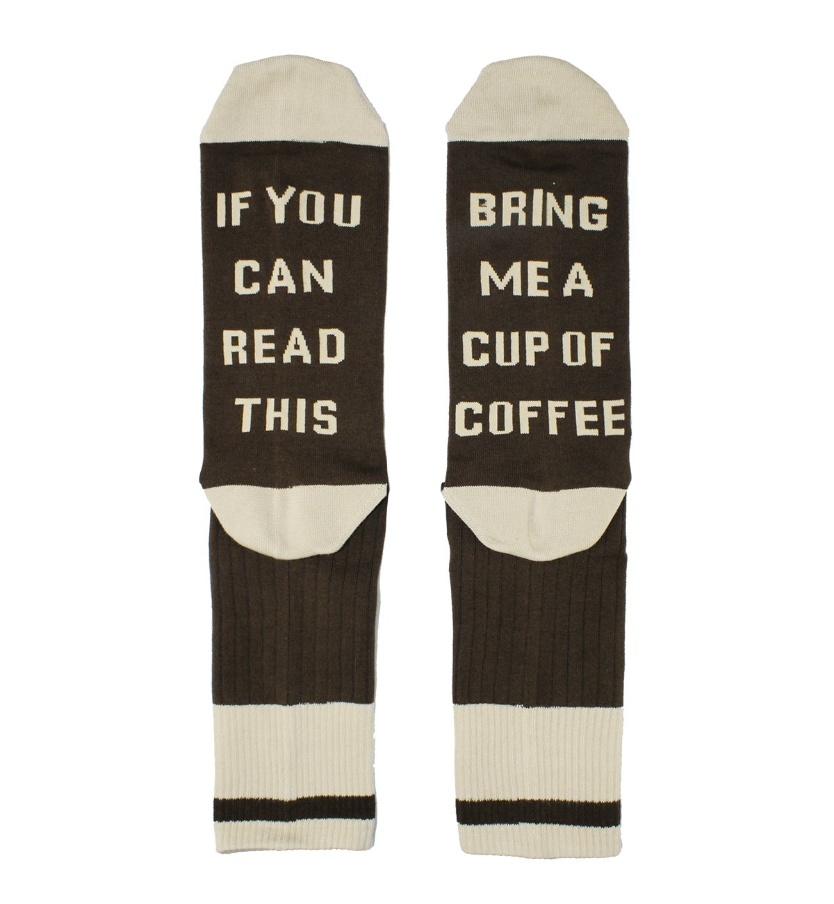 Happypop If You Can Read This Bring Me Coffee Funny Socks Novelty Crew Combed Cotton Socks Christmas Birthday housewarming Gift for Women