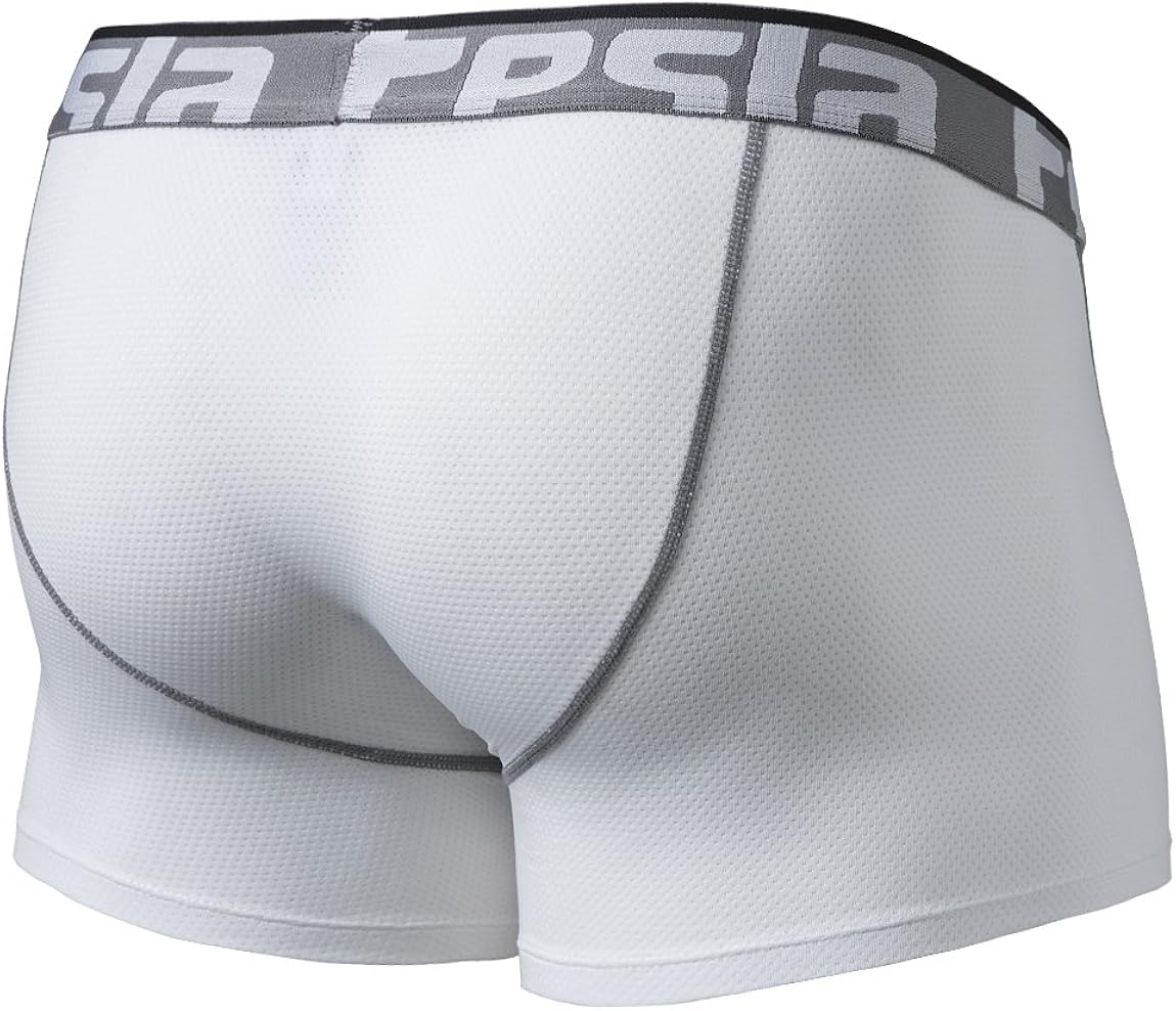 TSLA Men's (Pack of 2, 3) Relaxed Stretch 9 inches Cool Dry Brief Mesh Underwear Trunk: Clothing