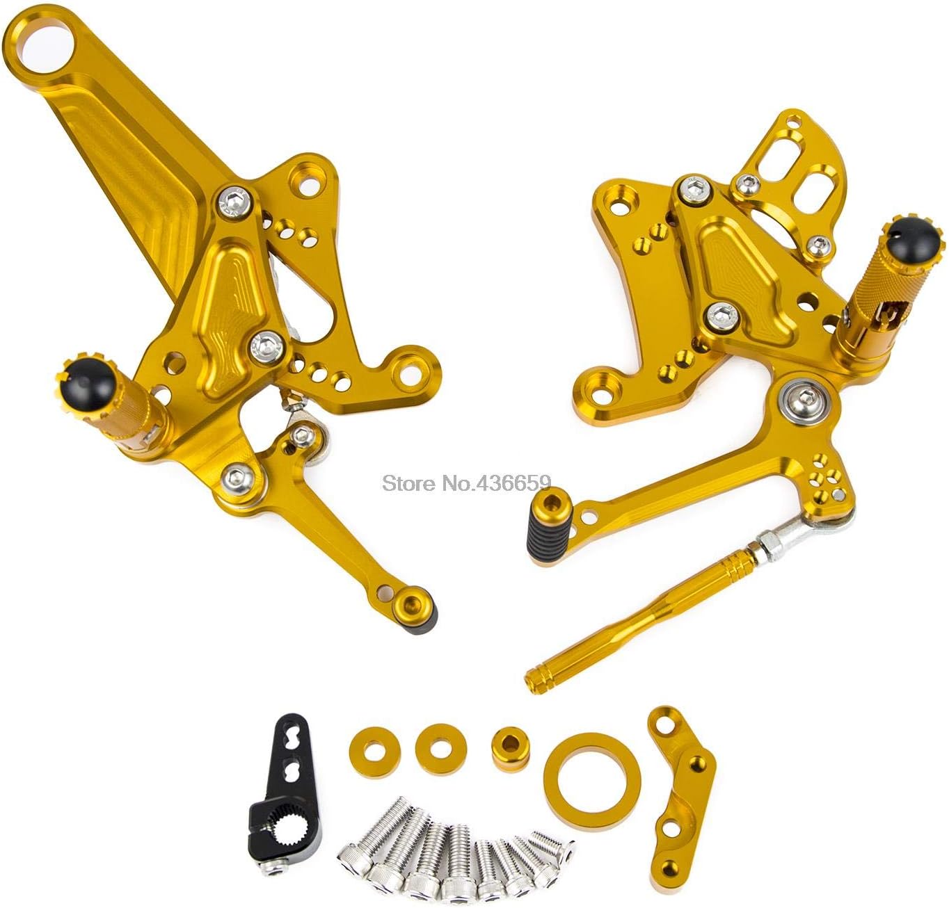 KIMME CNC Adjustable Rear Sets Footrests for Ducati Diavel/Carbon 2011-2014 2015 16