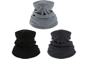 Winter Toddler Neck Warmer Girls Neck Gaiter Face Scarf Boys Super Soft Dralon Scarf Windproof Neck Warmer Tube Scarf Snood