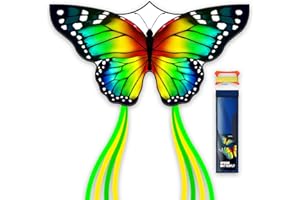 SGftre Beautiful Butterfly Kites for Boys and Girls，Equipped with 328ft Kite Line & Line Winder,Single Line Beach and Park Kite for Family Outdoor Games & Activities
