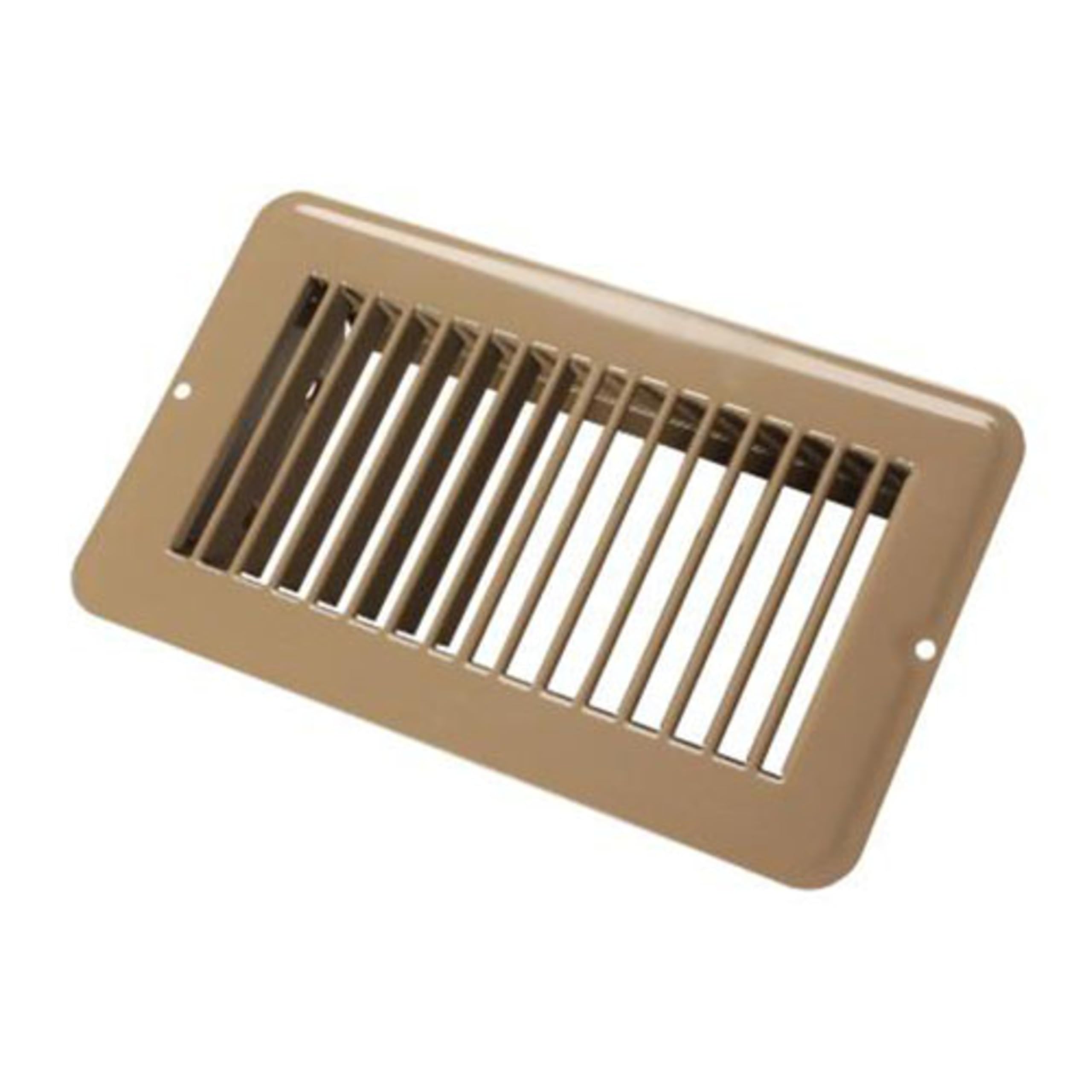 JR Products 02-28955 Undampered Floor Register - 4" x 8", Brown