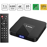 2019 Latest ACEMAX Amlogic Quad Core Android 7.1 TV Box 64Bit Processor 3D 4K H.265 The Future of Television [2GB/16GB] Makes Your TV a Smart TV