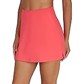 90 Degree By Reflex Tennis Skorts High Waisted Pickleball Skirts with Inner Shorts and Pockets for Women