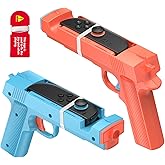 FASTSNAIL 2 Pack Gun Controller for Nintendo Switch 2 Joypad, Dual Trigger Shooting Gun Grip with Anti-Slip Design for Joycon2, for Big Buck Hunter, for House of the Dead & More (Not for Switch 1)