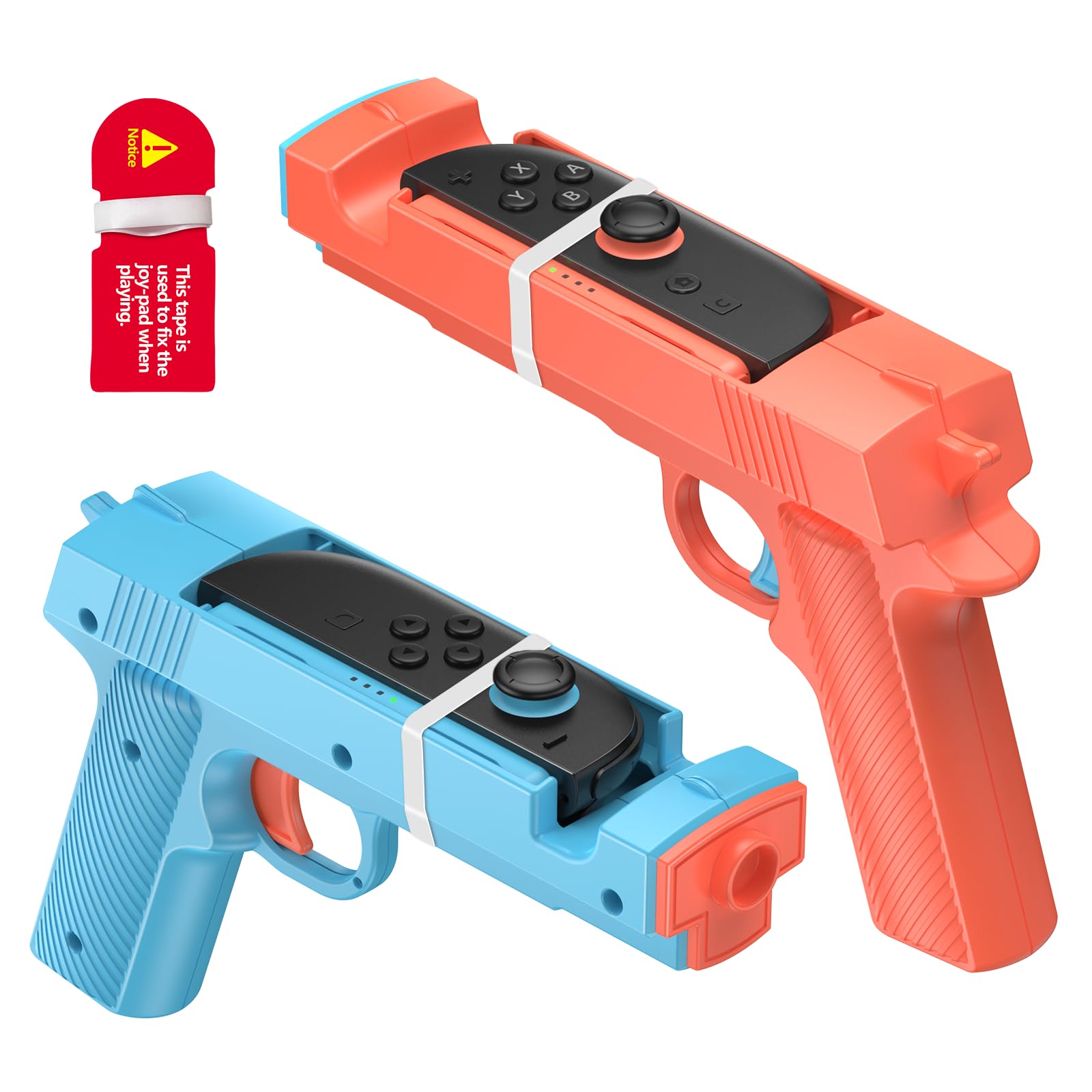 Photo 1 of FASTSNAIL 2 Pack Gun Controller for Nintendo Switch 2 Joypad, Dual Trigger Shooting Gun Grip with Anti-Slip Design for Joycon2, for Big Buck Hunter, for House of the Dead & More (Not for Switch 1)