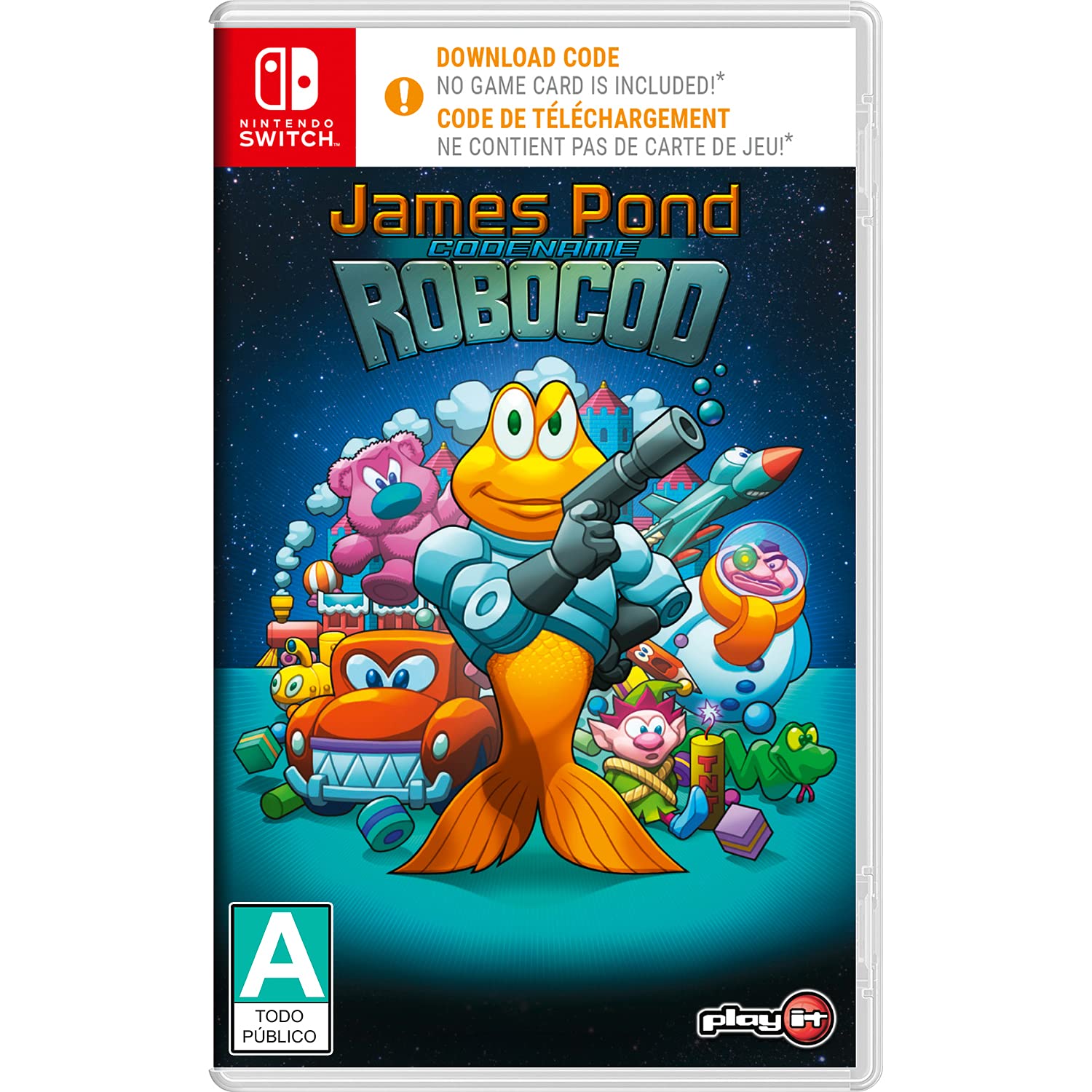 Amazon Com James Pond Codename Robocod Nintendo Switch Play It Video Games