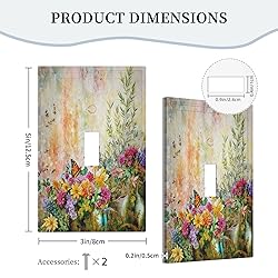 Xuejiaku Light Switch Cover Plate Colorful