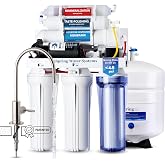 iSpring RCC7P-AK, 6-Stage Reverse Osmosis System Under Sink Alkaline Water Filter and Pump, RO Drinking Water Filtration System, Patented Top-Mounted Faucet Design for Easy Installation