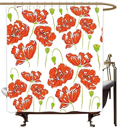 Amazon Com Skdsarts Blue Shower Curtains For Bathroom Krakken