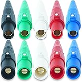 GMKYH CLS40 400A Camlock Connector Set，5 Male and 5 Female Camlok Connector Bundle - High - Performance Power Solution for Diverse Needs