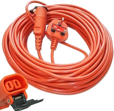 Spares2go 20 Metre Cable & Lead Plug for Flymo Lawnmower & Hedge Trimmer