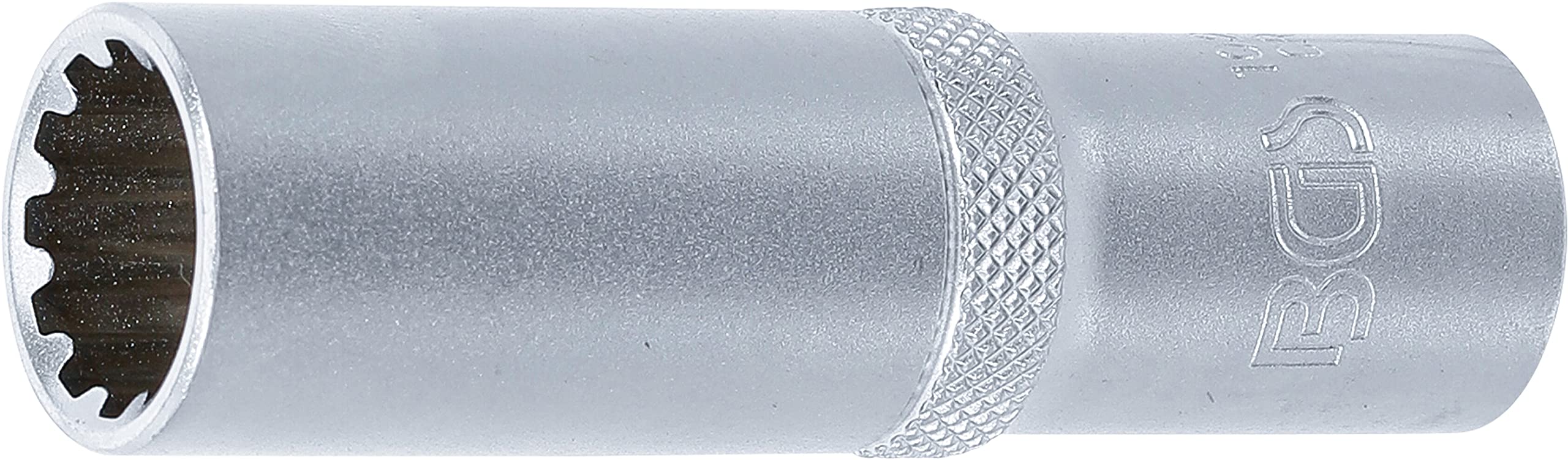 BGS 10255 | Socket, Gear Lock, deep | 12.5 mm (1/2") Drive | 15 mm