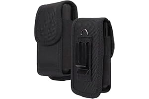 MOCOTTO Flip Phone Case,with Belt Loop Clip Closure Oxford Cloth Case for Alcatel Go,MyFlip, TCL Flip 4/3, Blu Cingular Flex 2, Consumer Cellular IRIS, Nokia 2720 2760 2780,Oxford Cloth