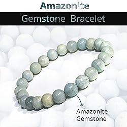 Amazonite Crystal Bead Bracelet – Healing Crystal