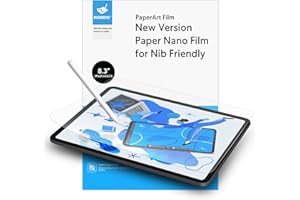 MOBDIK Paperfeel Screen Protector Compatible with iPad Mini 7 2024 (A17 Pro) & iPad Mini 6 2021 (8.3 Inch), Anti-Glare, Matte Film for Drawing/Writing, Compatible with Apple Pencil