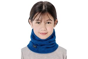 GOT Sports Kids Neck Warmer - Polar Fleece Ski Mask for Boys Girls - Double-Layer Scarf (Ages 7-12)