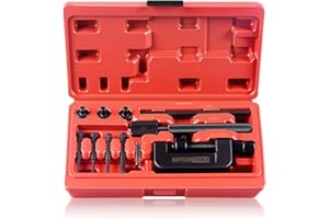 DAYUAN 13 pcs Motorcycle Chain Breaker Set,Chain Removal Tool Chain Cutter and Riveter Kit for Cam and 25 to 630 Chains