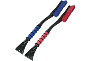 Mallory 532 Cool-Force 26” Snowbrush with Ice Scraper for Cars, 2 Pack