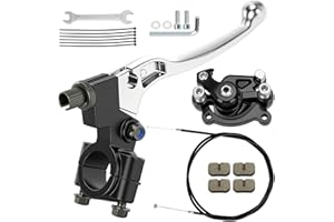 RZEOZU Mini Bike Brake Lever Kit with Rear Brake Caliper Replacement for Coleman CT100U CC100X Baja Doodlebug DB30 Motovox MBX10 MBX11 Monster Mega Moto 80cc 105cc GMB100 Parts Minibike Brake Cable