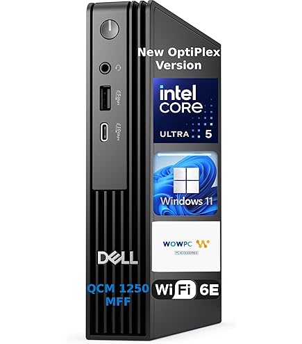 Amazon.com: Dell Pro Micro QCM1250 Mini Desktop Computer, New