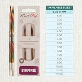 KnitPro Symfonie Interchangeable Circular Needles 5in 4.00mm (13 cm) view 4